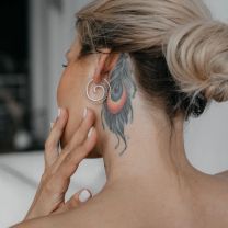 Серьги из серебра спирали Тай