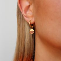 Серьги-кольца из серебра