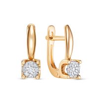 Серьги из золота с бриллиантами