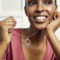 Кулон Moments "Pandora O" малый с сердцем