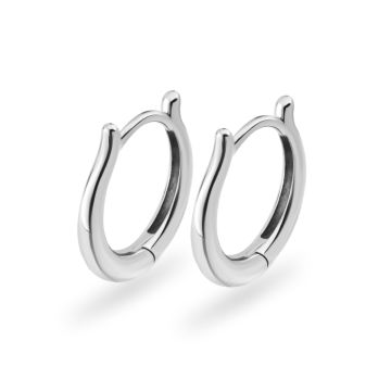 Серьги-кликеры из серебра ГЛАДЬ