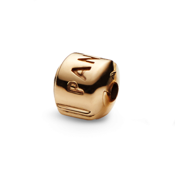 Замок из золота для браслета Pandora Moments