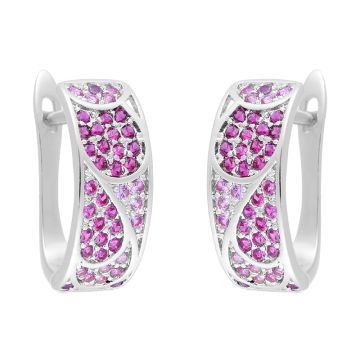 Серьги из серебра Rio