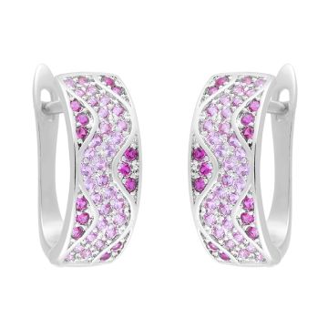 Серьги из серебра Rio