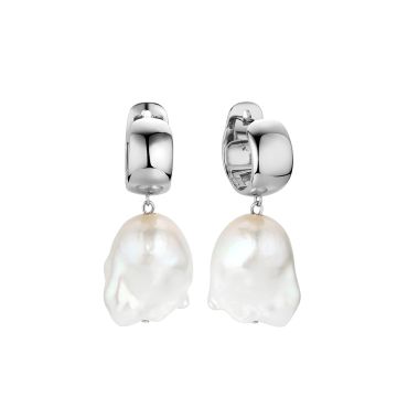 Серьги из серебра с жемчугом Baroque Pearl