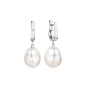 Серьги из серебра с жемчугом Baroque Pearl