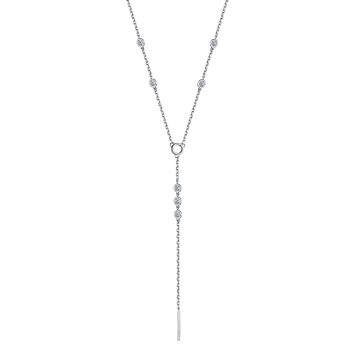 Колье из серебра с фианитами Premium Quality