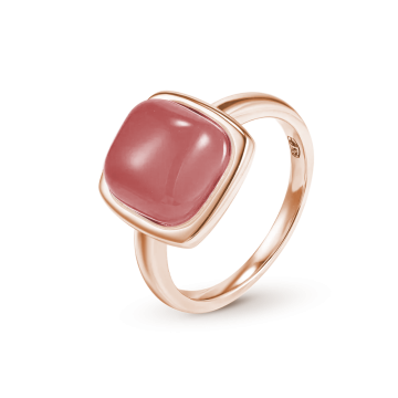 Кольцо из серебра с позолотой Lollipop