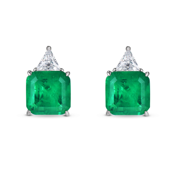 Серьги из серебра Asher
