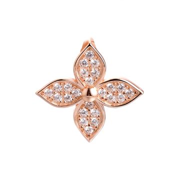 Кулон из серебра с фианитом Lace