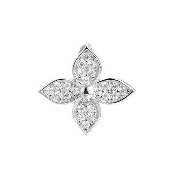 Кулон из серебра с фианитом Lace