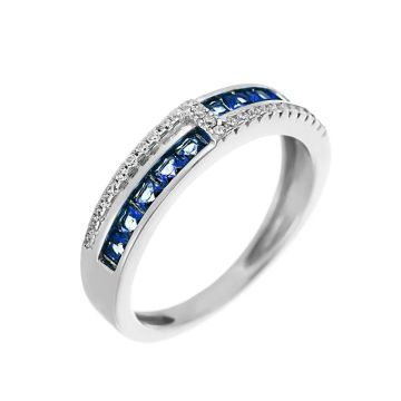 Кольцо из серебра с фианитом Spark Line