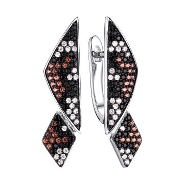 Серьги из серебра Wild and Beautiful