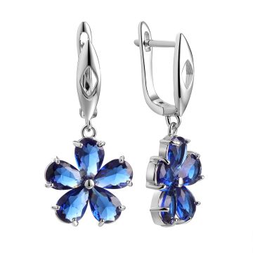 Серьги из серебра Spring