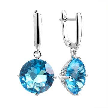 Серьги из серебра Solo