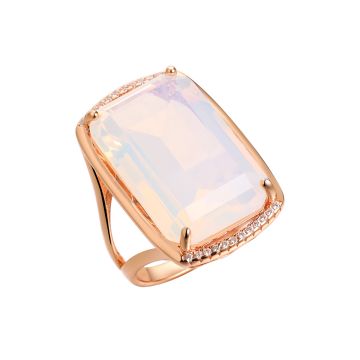 Кольцо из серебра с позолотой Gorgeous