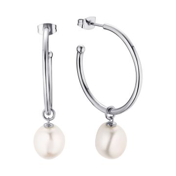 Серьги из серебра с жемчугом Baroque Pearl