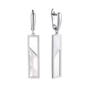 Серьги из серебра Gravity