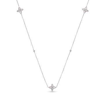 Колье из серебра с фианитом Lace