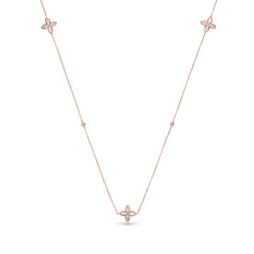 Колье из серебра с фианитом Lace