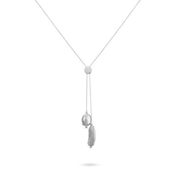 Колье из серебра с фианитом Affetto