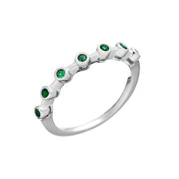 Кольцо из серебра с фианитом Spark Line