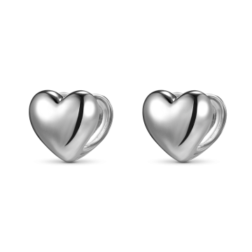 Серьги из серебра Heart