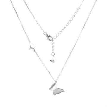 Колье из серебра Butterflies