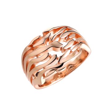 Кольцо из серебра с позолотой Just silver
