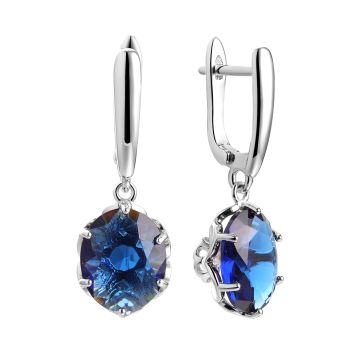 Серьги из серебра Solo