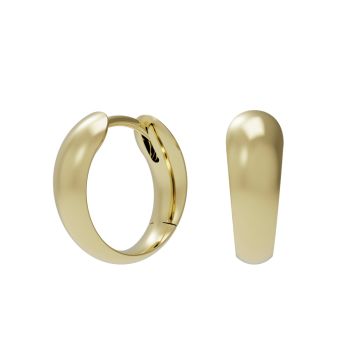 Серьги-кольца из серебра
