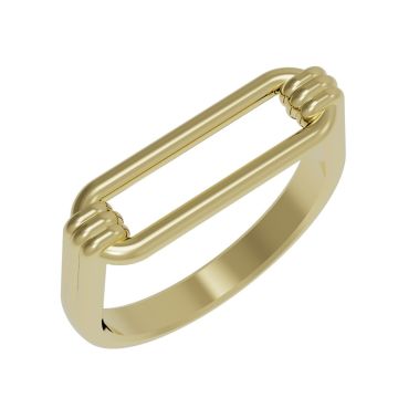 Кольцо тонкое из серебра