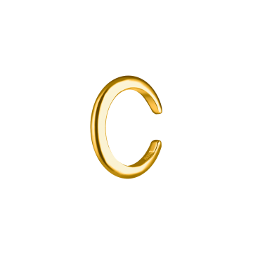 Кафф NANA из серебра с позолотой