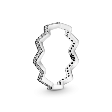 Кольцо "Мерцающий зигзаг"