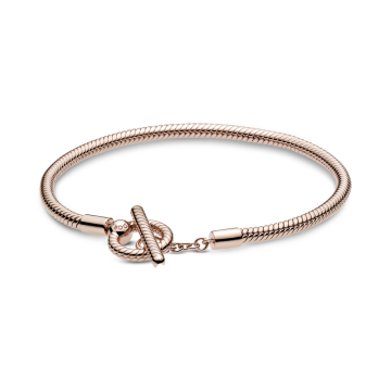 Браслет Moments с Т-замком в Pandora Rose