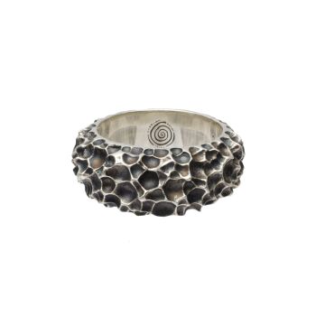 Кольцо из серебра Lava