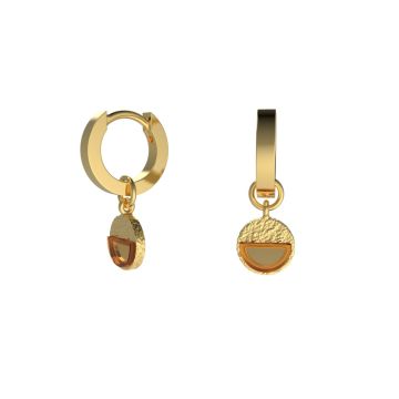 Серьги-кольца из серебра