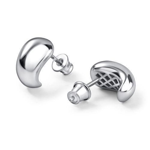 Серьги-гвоздики из серебра