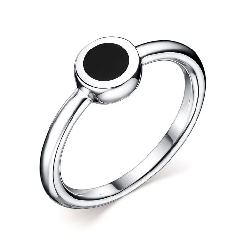 Кольцо из серебра со вставкой эмаль