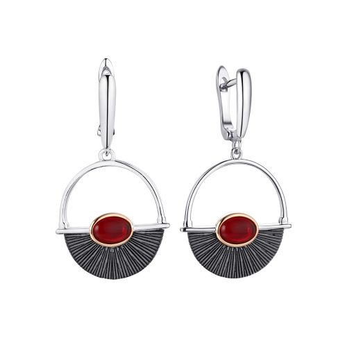 Серьги из серебра Ethiopia
