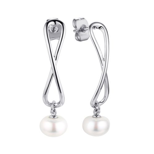 Серьги из серебра с жемчугом Nautilus