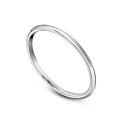 Кольцо из серебра базовое Base (17)