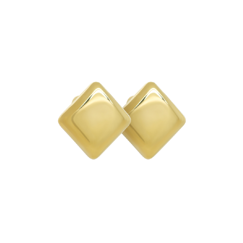 Серьги из серебра с позолотой Preppy Gold