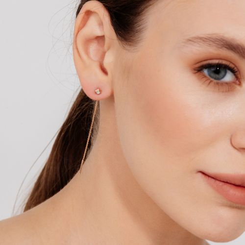 Серьги из золота с бриллиантами