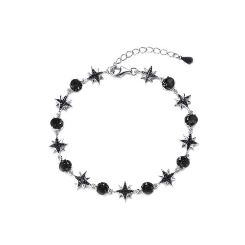 Браслет-цепочка из серебра Stars