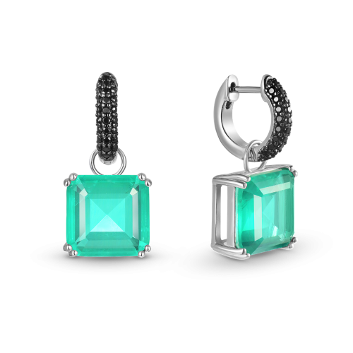 Серьги из серебра Asher