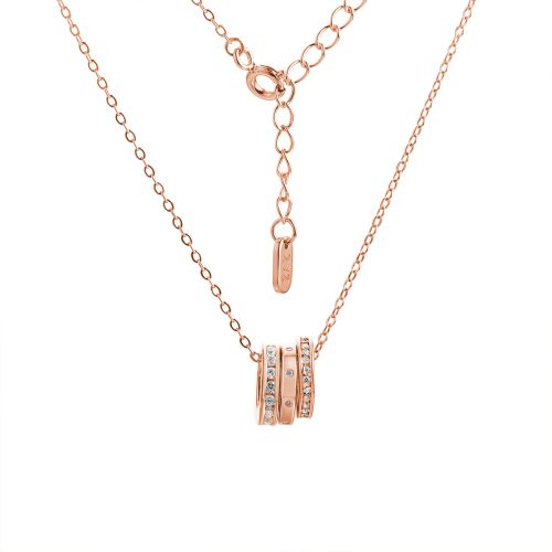 Колье из серебра с позолотой Spark Line