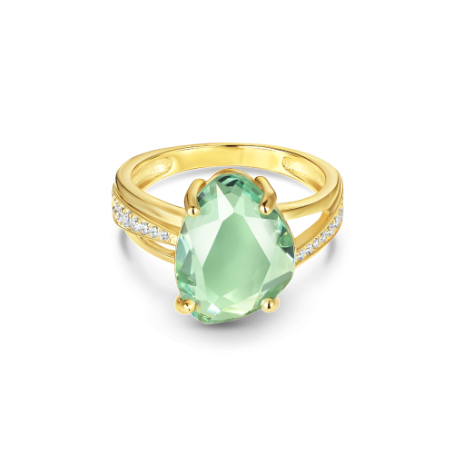 Кольцо из серебра с позолотой Gorgeous