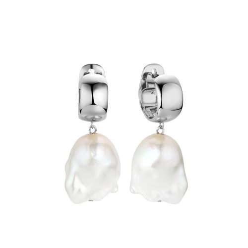 Серьги из серебра с жемчугом Baroque Pearl