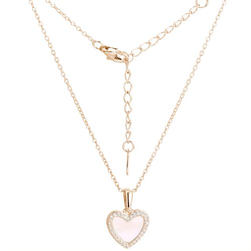 Колье из серебра с позолотой Heart